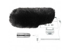 Sennheiser MZW 400 Hairy Windscreen and XLR Adapter